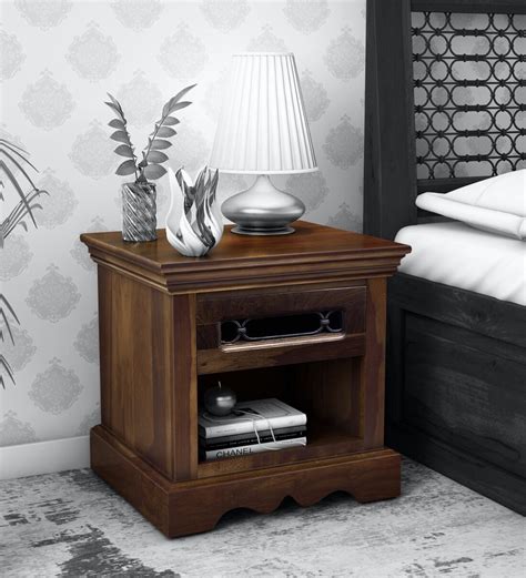 Buy Stafford Solid Wood Night Stand In Provincial Teak Finish