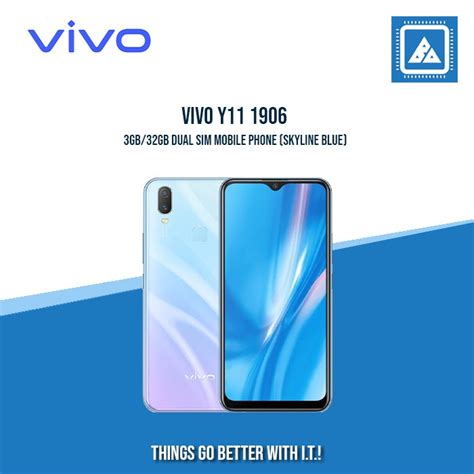 VIVO Y11 1906 3GB/32GB DUAL SIM MOBILE PHONE (SKYLINE BLUE) – BlueArm ...