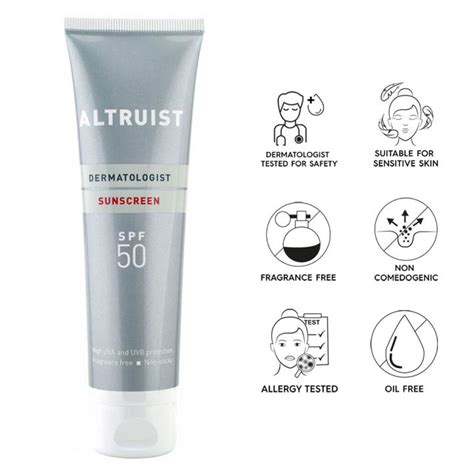 Altruist Dermatologist Sunscreen SPF 50 Lazada