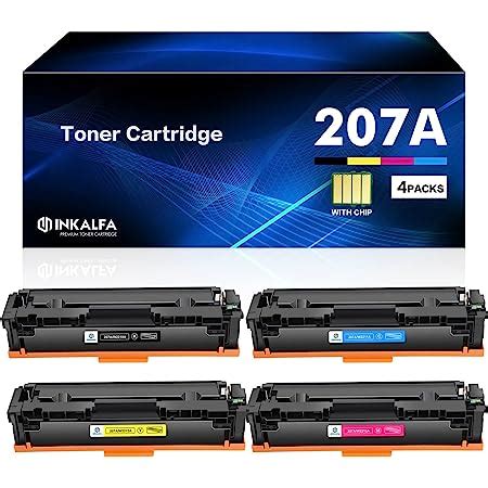 4 Pack 207A Multipack With Chip Compatible For HP 207A 207X 207 Color