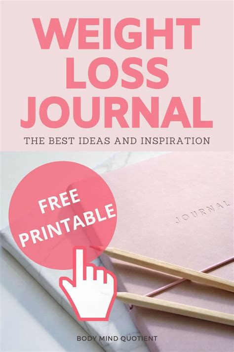 Printable Weight Loss Journal Ideas