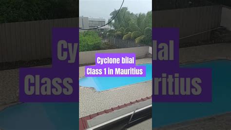 Cyclone Bilala In Mauritius Cyclone Bilal Viralshort Mauritius