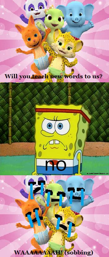 Spongebob Say No To The Wold Party Characters By Wreny2001 On Deviantart