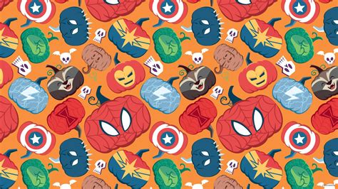 Halloween Al Estilo Marvel Con Los Fondos Virtuales Para Videollamadas