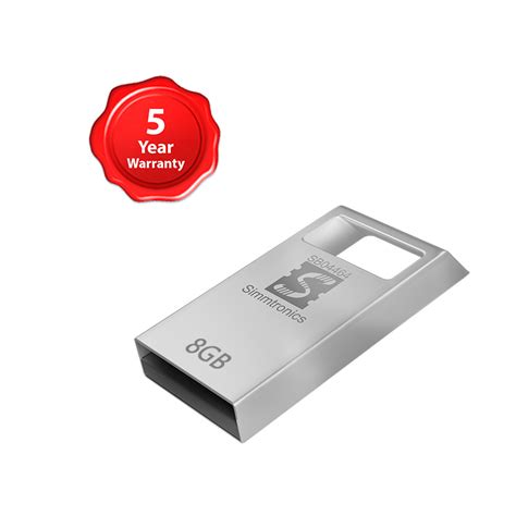 8GB USB DRIVE (TEENY) METAL BODY - Simmtronics