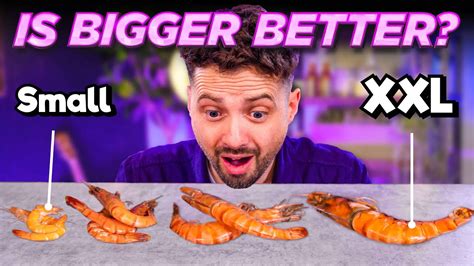 Does Bigger Taste Better Prawns Taste Test Youtube