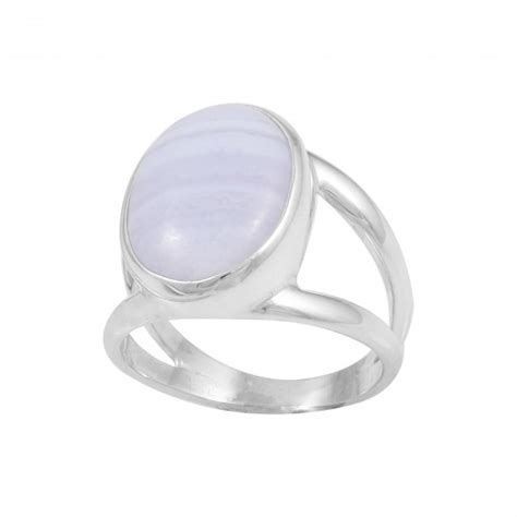 Blue Lace Agate Ring