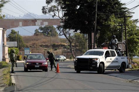 Reportan Personas No Localizadas Tras Enfrentamiento En Texcaltitlán