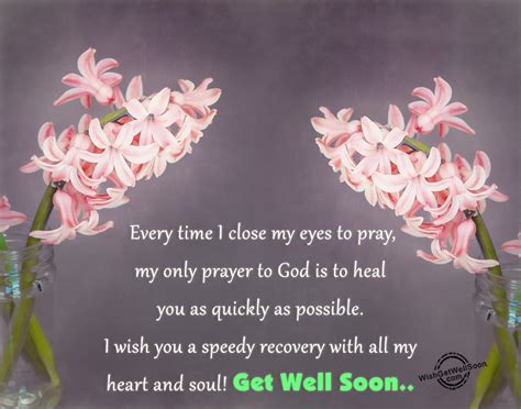 Speedy Recovery Prayer Get Well Soon Get Well Messages What To Write