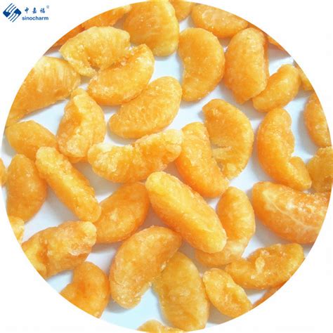 Sinocharm Brc A Approved IQF Mandarin Orange Segments Frozen Mandarin