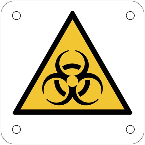 Plaques De Signalisation Pour Machines Danger Risque Biologique