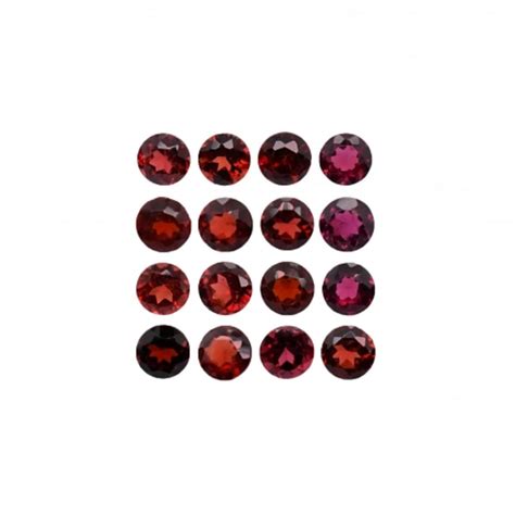 Red Garnet Round Shape 41mm Approximately 5 Carat Cinnamon Stone