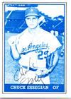 Chuck Essegian Autographed Baseball Card Los Angeles Dodgers