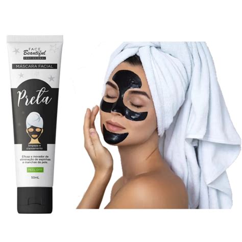 Máscara Facial Preta Face Beautiful Shopee Brasil