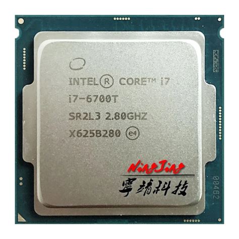 Intel Core I7 6700t I7 6700t 28 Ghz Quad Core Eight Threaded 35w Cpu