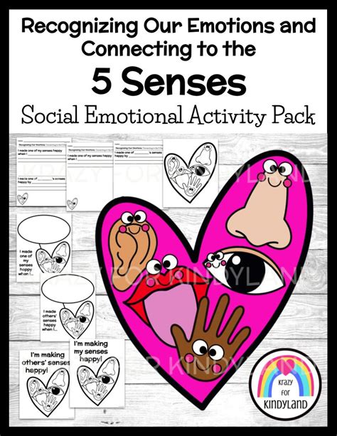 5 Senses: Recognizing, Connecting Emotions Activity for Social ...