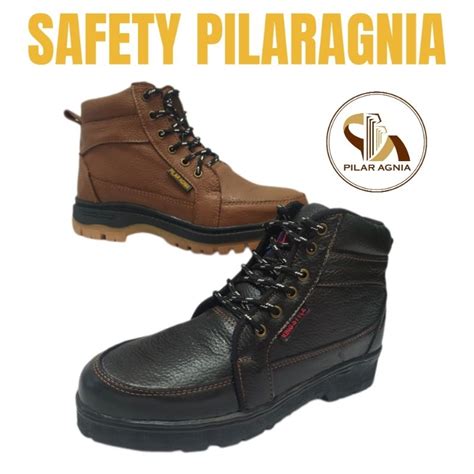 Jual Sepatu Safety Kulit Asli Sepatu Safty Pria Septi Ada Ujung Besi