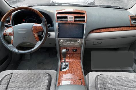 Fit For AUTO Toyota Camry 2006 2011 Peach Wood Grain Car Interior Kit