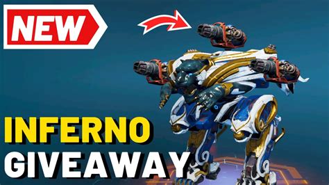 War Robots Inferno Giveaway And Luchador Inferno Gameplay