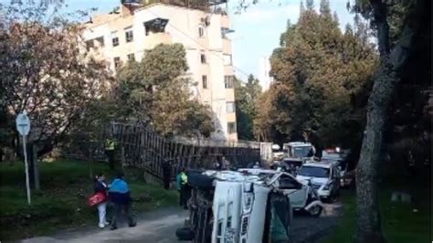 Volcamiento De Ruta Escolar En Bogotá Dejó 16 Heridos