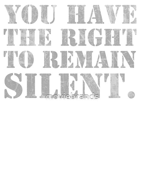 Lisbeth S You Have The Right To Remain Silent T Shirt Stickers By