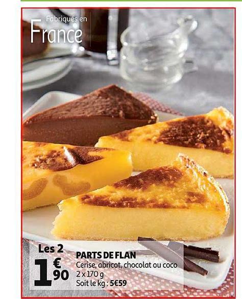 Promo Parts De Flan Chez Auchan Icatalogue Fr