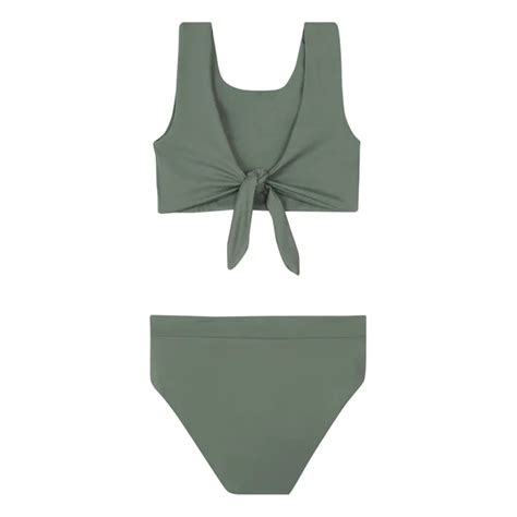 Ina Swim Arla Recycled Nylon Bikini Dark Green Smallable