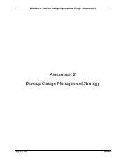 Developing Change Management Strategy For Fast Track Couriers Course