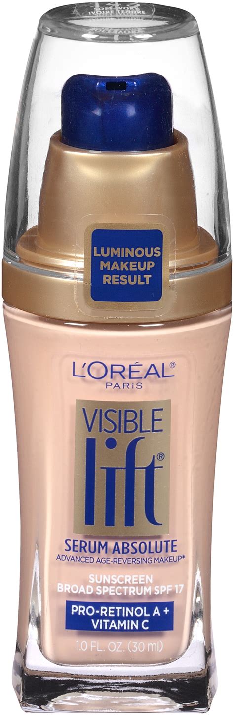 Loreal Paris Visible Lift Serum Absolute Age Reversing Lightweight Foundation Makeup With Spf