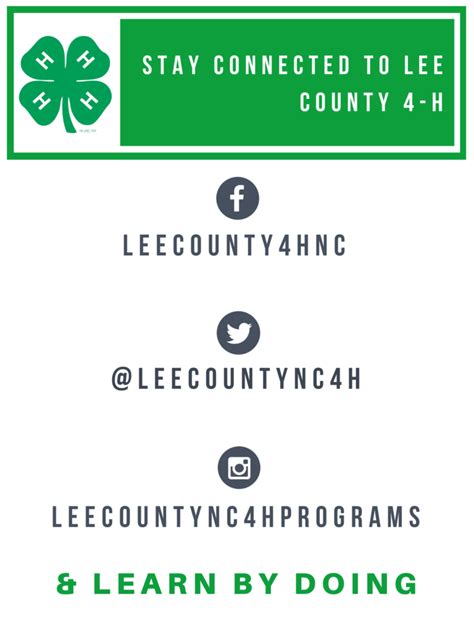 Lee County 4 H Program Nc Cooperative Extension