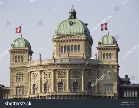 Swiss Government Building Bundeshaus Federal Palace Stock Photo 1362402