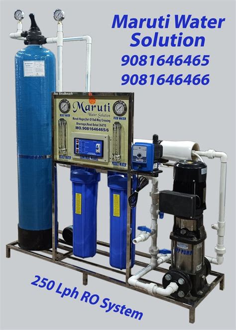 FRP 250 Lph Vertical Ro System For Industrial RO Capacity 200 500