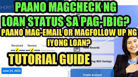 Paano Magcheck Ng Status Ng Loan Sa Pag Ibig Paano Mag Email Or