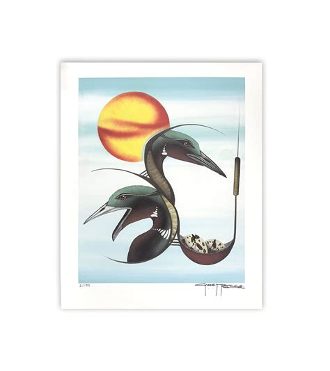 Limited Edition - Nesting Loon - Canadian Indigenous Art Inc.