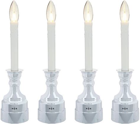 Bethlehem Lights Set of 4 Warm Welcome Battery Op. Window Candles ...