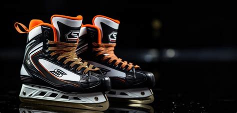 Premium AI Image | Hockey skates new