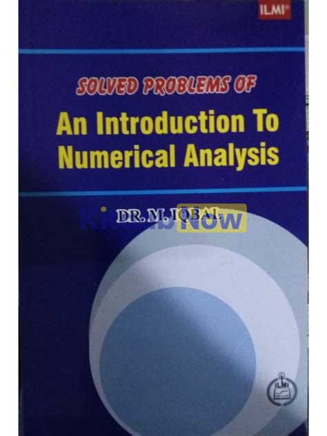 Solution Introduction To Numerical Analysis Kitaabnow