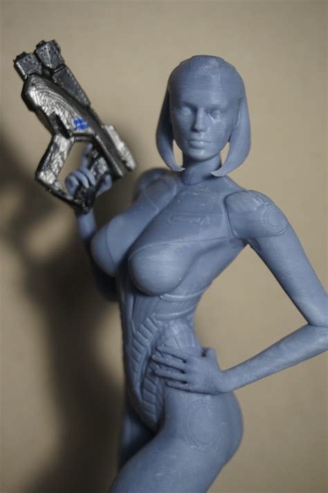 Mass Effect Edi Statue No2 3d Model 3d Printable Cgtrader