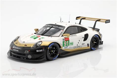 Porsche 911 Rsr 91 Worldchampion 24h Lemans 2019 With Showcase