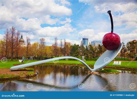 The Spoonbridge And Cherry At The Minneapolis Sculpture Garden