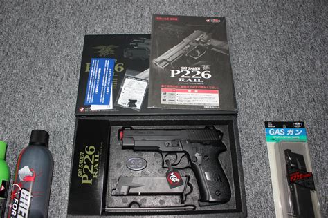 Tokyo Marui Sig Sauer P Railed Gbb Pistol Bnib Gas Pistols