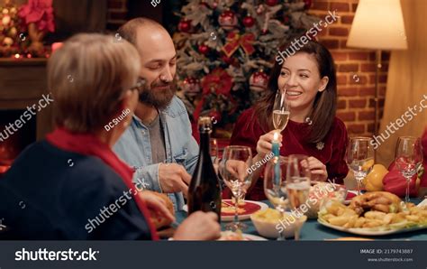 Happy People Talking Each Other While Stock Photo 2179743887 Shutterstock