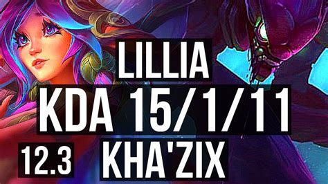 Lillia Vs Khazix Jng 15111 66 Winrate Legendary Euw Master