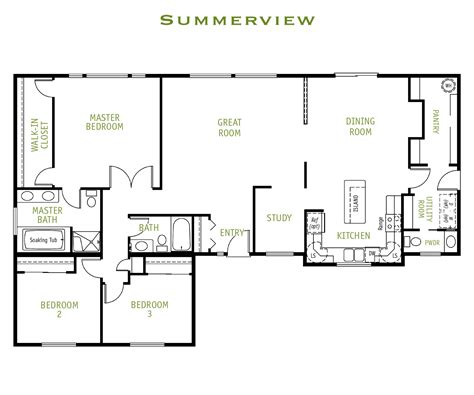 1800 Sq Ft House Plans One Story Draw Plum