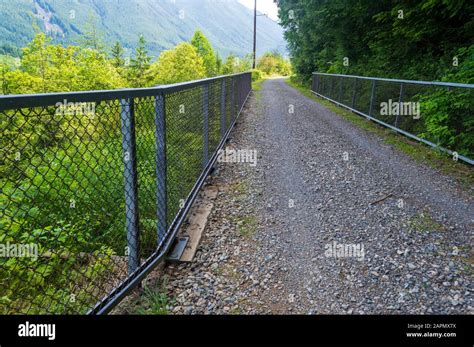 A Short Trestle on the Iron Horse Trail in Olallie State Park ...