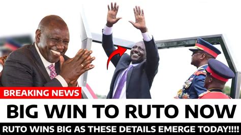 Breaking News Ruto Apata Ushindi Mkubwa Sasa Hivi Ashinda Tuzo Hili