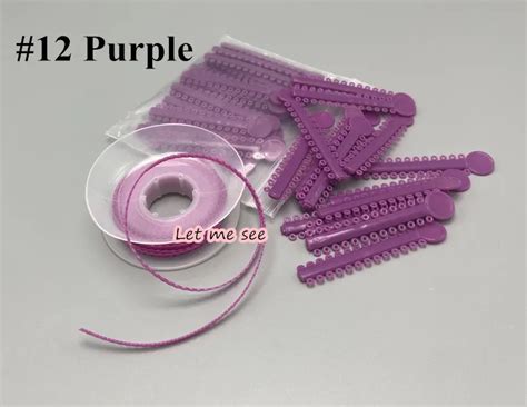 Dental Orthodontic Power Chain Ultra Elastic Short Medium Long Continuous And Ligature Ties For