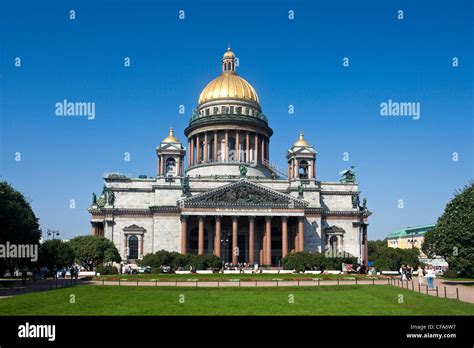 Russia Europe Saint Petersburg Peterburg City Isaac Cathedral