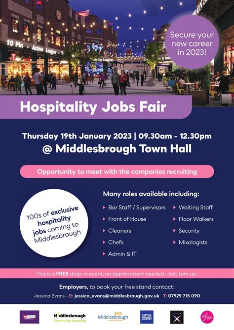 Hospitality Job Fair - Middlesbrough Community Learning Service