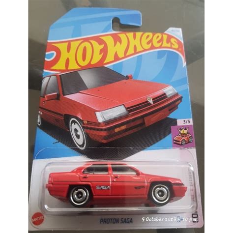 Hot Wheels Proton Saga With Protector Shopee Malaysia